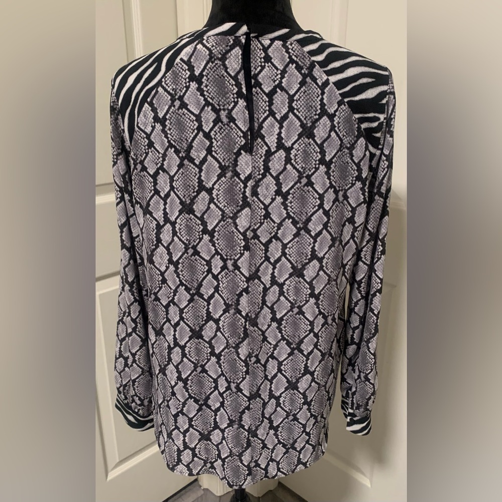 Michael Kors Python Print Blouse - Picture 3 of 7